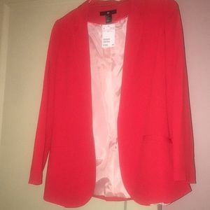 Candy apple red Blazer 🍎😋